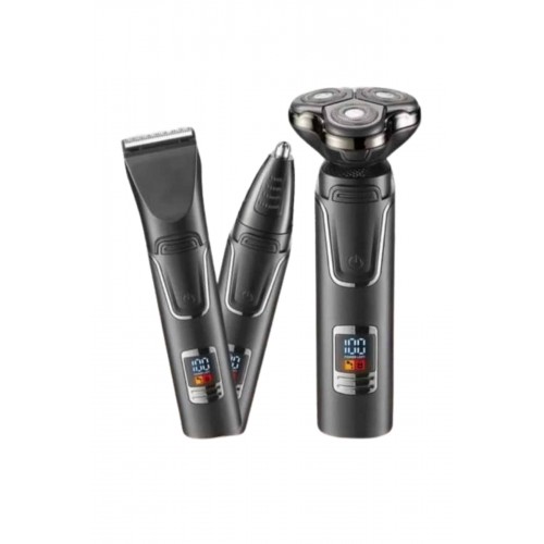 Dijital Göstergeli 3 Başlıklı Tıraş Makinesi Islak Kuru Lazer Öncesi Günlük