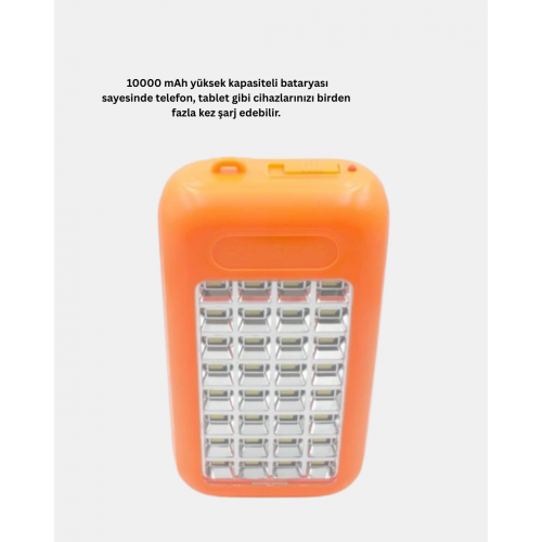 Solar Powerbank 10000 mAh LED Kamp Lambalı Taşınabilir Şarj Cihazı Solar Powerbank 10000 mAh LED Kamp Lambalı Taşınabilir Şarj Cihazı