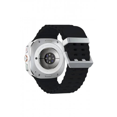 Watch 7 Ultra KR417 Rug Silikon Kordon - Siyah-(5796)