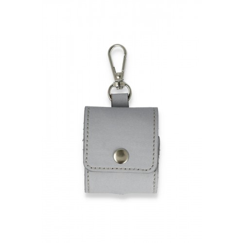 Airpods 2 (2.nesil) Askılı Kılıf - Gri-(5796)