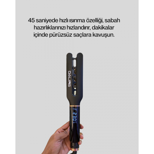 Saç Düzleştirici 30 Saniyede Isınma Hafif ve Portatif Tasarım Saç Düzleştirici 30 Saniyede Isınma Hafif ve Portatif Tasarım