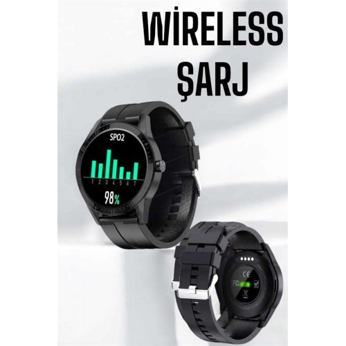 Akıllı Saat Çok Fonksiyonlu Sesli Görüşme NFC Uyumlu Amoled Ekran