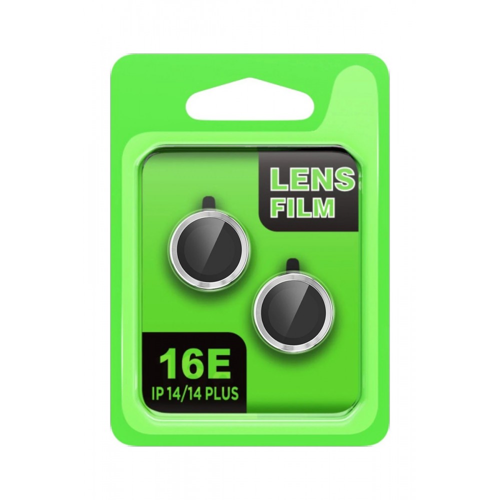 Apple iPhone 16E Raze Metal Kamera Lens - Gümüş-(5796)