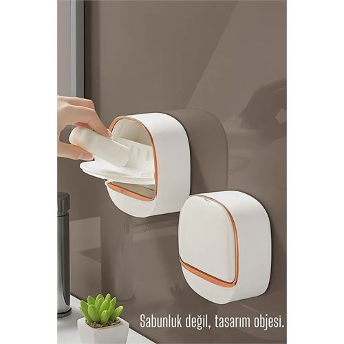 HSNET Tasarım Obje 2 Lİ Sabunluk - Kendinden Yapışkanlı Sabunluk HSNET Tasarım Obje 2 Lİ Sabunluk - Kendinden Yapışkanlı Sabunluk
