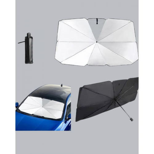 UV Korumalı Şemsiye Tipi Oto Güneşliği - Geniş Araç Uyumu