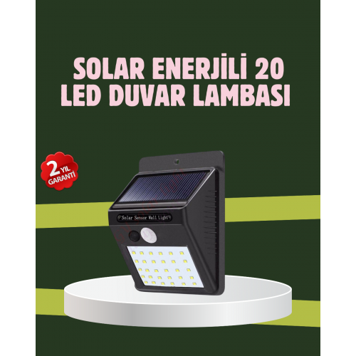 Kablo Gerektirmeyen Solar LED Bahçe ve Veranda Işığı