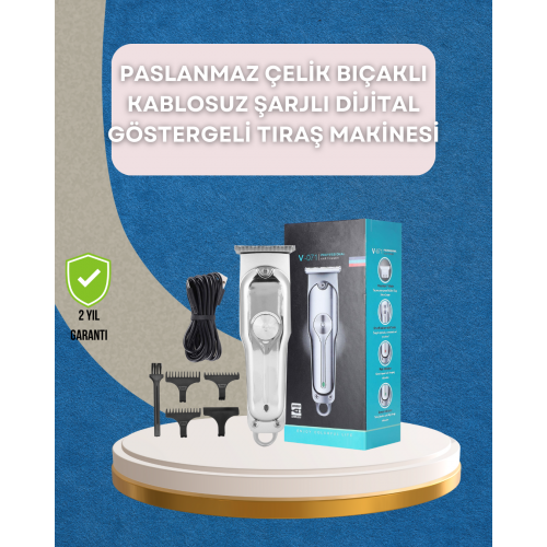 Saç ve Sakal Kesme Makinesi – Şarjlı Profesyonel Performans Ayarlanabilir Uzunluk