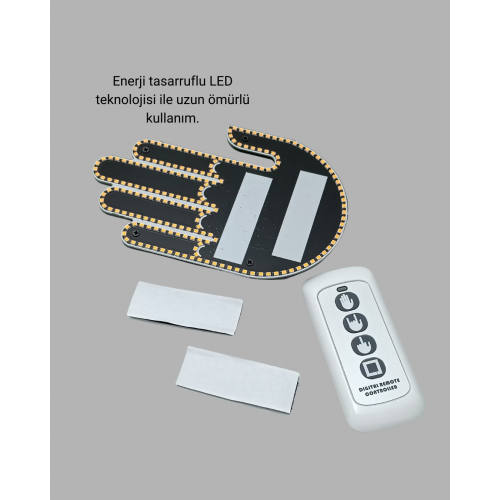 Araç İçin Eğlenceli LED El İşareti Işığı Araç İçin Eğlenceli LED El İşareti Işığı