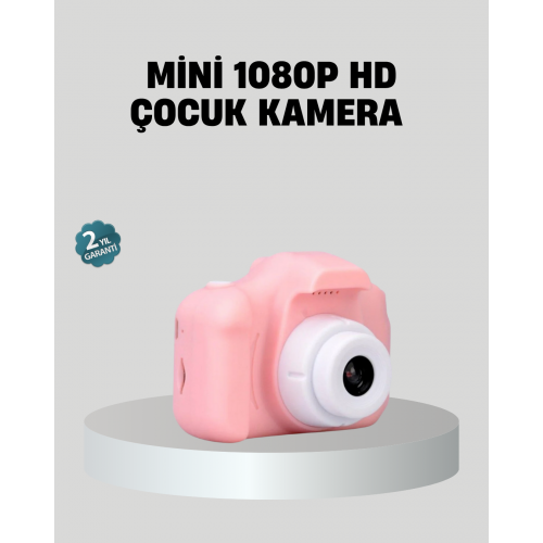 Mini Dijital Çocuk Kamerası 8MP HD Ekranlı 1080P Video ve Şarjlı