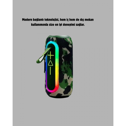 Yeni Nesil Bluetooth 5.1 Hoparlör – Güçlü Ses Hızlı Bağlantı Uzun Pil Ömrü