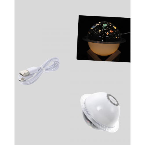 Projektör ışıklı aromaterapi uyumlu mini masaüstü hava nemlendirici cihaz