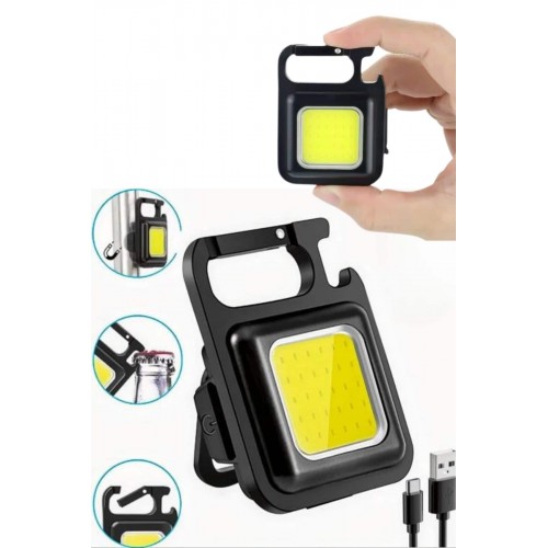 Mıknatıslı Parlak Led Işık 3 Fonksiyonlu Şarj edilebilir Ledli Mini Taşınabilir