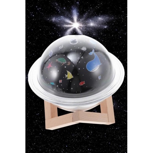 Hava Nemlendirici Projeksiyon Görünümlü USB Bağlantılı Aromaterapi