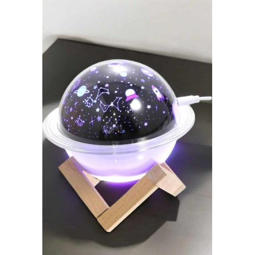 Hava Nemlendirici Projeksiyon Görünümlü USB Bağlantılı Aromaterapi