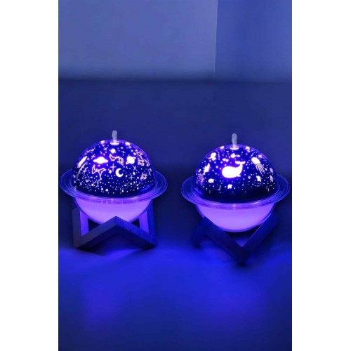 Hava Nemlendirici Projeksiyon Görünümlü USB Bağlantılı Aromaterapi