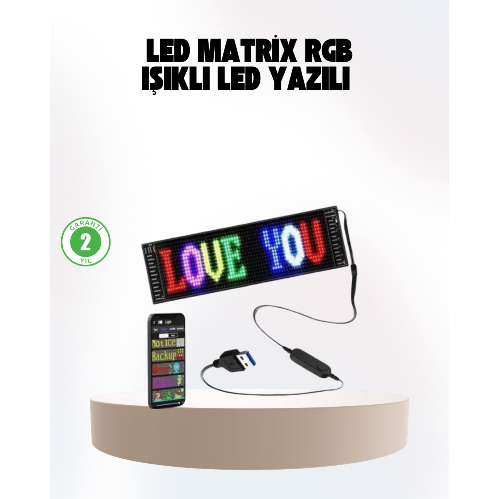 Şık ve Fonksiyonel RGB LED Panel Canlı Renk Yansımalı Işık Sistemi