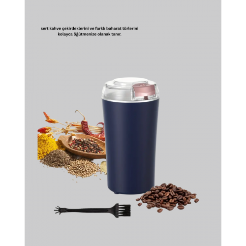Kahve ve Baharat Öğütücü Otomatik Mekanizmalı Dayanıklı Çelik Kahve ve Baharat Öğütücü Otomatik Mekanizmalı Dayanıklı Çelik