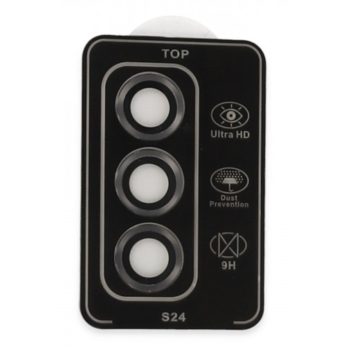 Samsung Galaxy S24 PVD Metal Kamera Lens - Titan Gri-(5796)