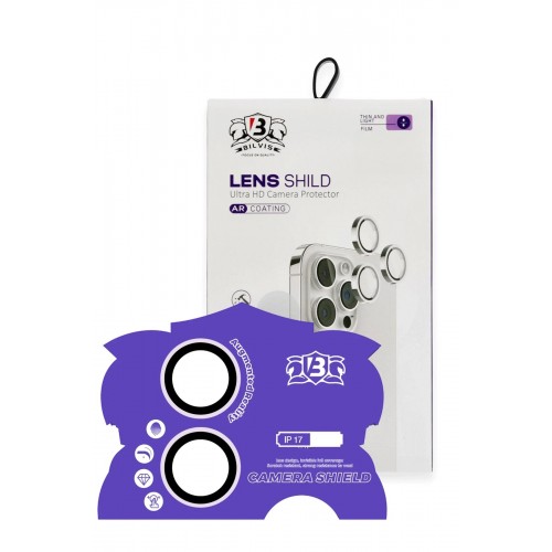 Apple iPhone 17 Bilvis Titan Kamera Lens - Lila-(5796)