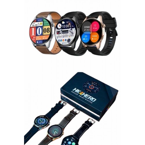 Yeni Nesil Akıllı Saat Çift Kordonlu 1.5 Inç Yuvarlak Ekran GPS ve NFC Uyumlu Yeni Nesil Akıllı Saat Çift Kordonlu 1.5 Inç Yuvarlak Ekran GPS ve NFC Uyumlu