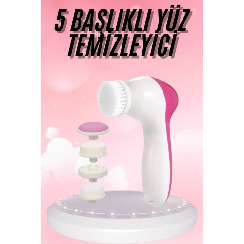 5 Başlıklı Titreşimli Cilt Temizleme Seti Canlandırıcı ve Onarıcı 5 Başlıklı Titreşimli Cilt Temizleme Seti Canlandırıcı ve Onarıcı