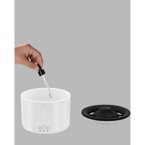 3D Alev Işıklı Aromaterapi Makinesi – 360 ml Su Kapasiteli Sessiz Difüzör