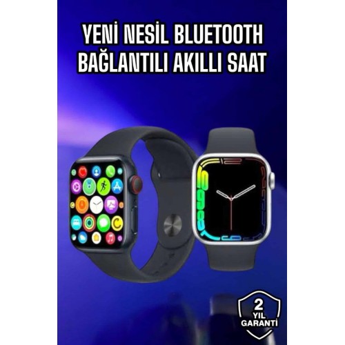 Akıllı Saat Amoled Ekran Yeni Nesil Bluetooth Bağlantılı Akıllı Saat Amoled Ekran Yeni Nesil Bluetooth Bağlantılı