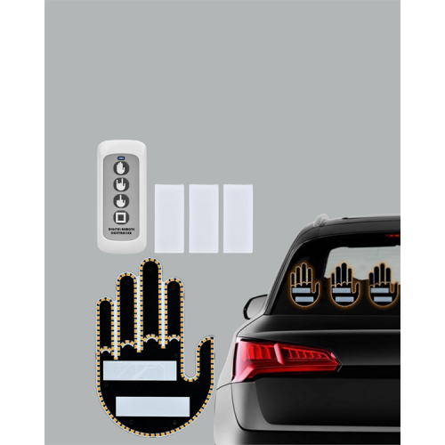 Kablosuz Kumandalı LED Jest Işığı – 3 Modlu Araba Arkası Mesaj Işığı 203 LED ile Yüksek Parlaklık