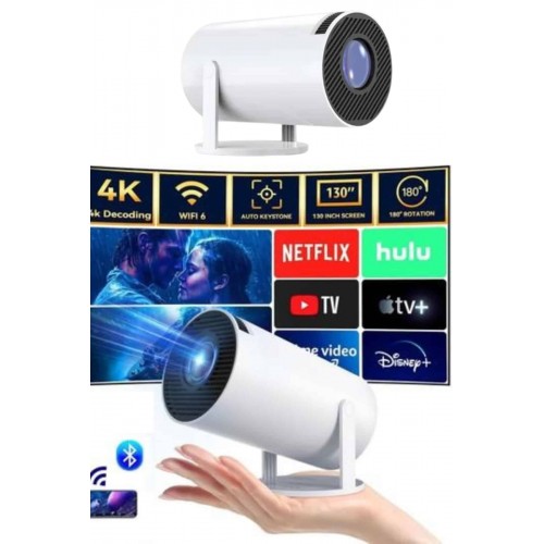 Taşınabilir Projeksiyon Ayaklı Projektör Android Uyumlu HDMI Girişli