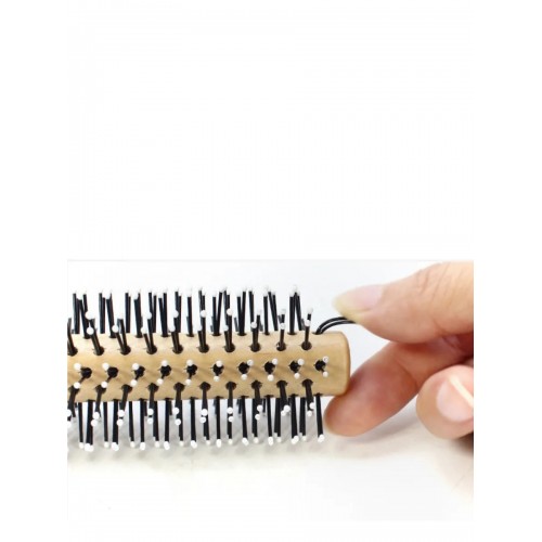 Turk Sakal Fırçası Saç Fırçası ve Fön Fırçası Ahşap Saplı