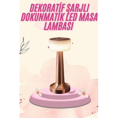 Dekoratif Masa Lambası Dokunmatik Renk Değiştirebilen Gece Lambası