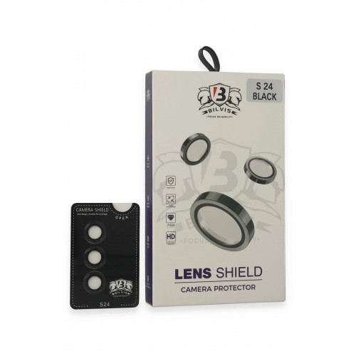 Samsung Galaxy S24 Bilvis Titan Kamera Lens - Siyah-(5796)