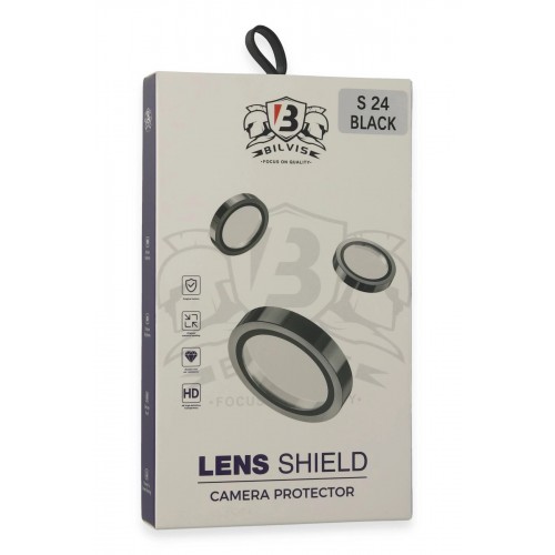 Samsung Galaxy S24 Bilvis Titan Kamera Lens - Siyah-(5796)