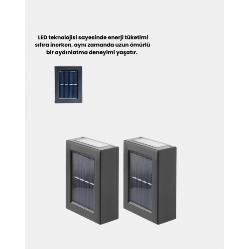 Dayanıklı Solar Aplik Hava Koşullarına Dayanıklı Dış Mekan Işığı