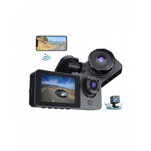 Gelişmiş G-Sensörlü Üçlü Araç Kamerası – 5” LCD Ekran ve Hareket Algılama Gelişmiş G-Sensörlü Üçlü Araç Kamerası – 5” LCD Ekran ve Hareket Algılama