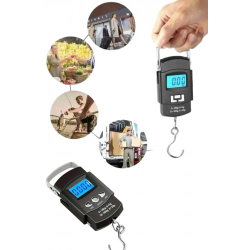 Profesyonel El Terazisi El Kantarı 50 Kg Dijital Göstergeli Tartı