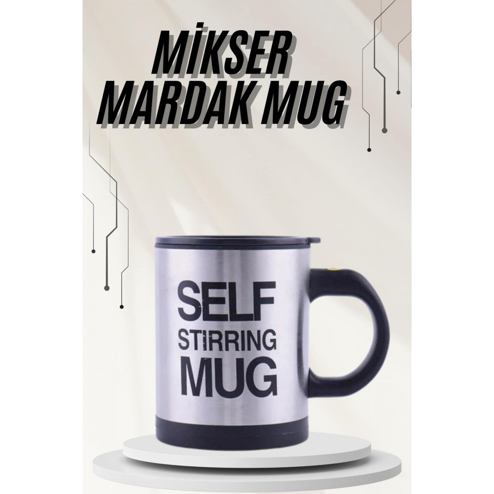 Karıştırıcı Özellikli Mikser Kupa Bardak Termos Bardak