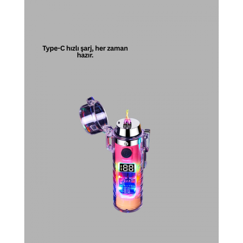 Su Geçirmez Rüzgar Geçirmez Elektronik Ark Çakmak Su Geçirmez Rüzgar Geçirmez Elektronik Ark Çakmak