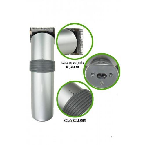Yeni Nesil Profesyonel Şarjlı Saç Sakal Tıraş Makinesi Ayarlanabilir 4 Taraklı