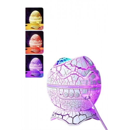 Yumurta Şeklinde Su Dalgalı Bluetooth Speaker Lamba Renkli Şarjlı Yumurta Şeklinde Su Dalgalı Bluetooth Speaker Lamba Renkli Şarjlı