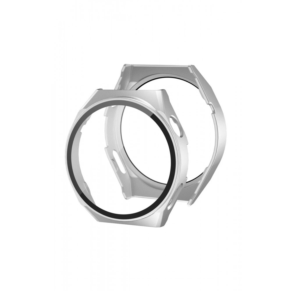 Huawei Watch GT3 46mm Dota Camlı Kasa Ekran Koruyucu - Gümüş-(5796)