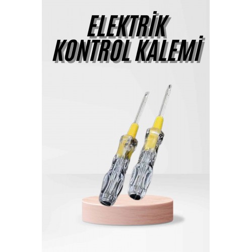 Kontrol Kalemi Çift Başlıklı Şeffaf Elektrik Testi Değişken Uçlu