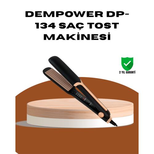 DEMPOWER DP-134 Saç Tost Makinesi – Kolay Kullanım Hızlı Sonuç Uzun Süre Kalıcılık