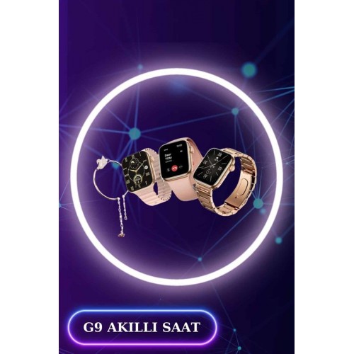 3 Kordonlu Dokunmatik Ekran Akıllı Saat ve 2.Nesil Kablosuz Bluetooth Kulaklık ANC/ENC