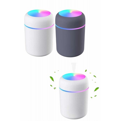 Rgb Işıklı Ulrasonik Ledli Hava Nemlendirici Buhar Makinesi Buhardanlık