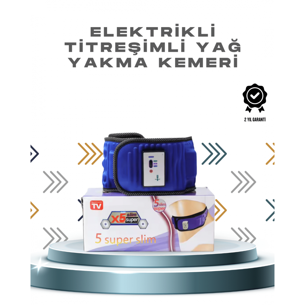 5 Motorlu Manyetik Masaj Kemeri – Bel Kalça ve Bacak İçin Zayıflama