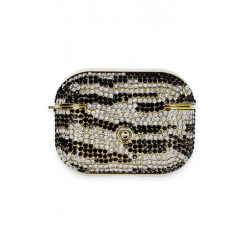 Airpods Pro 2 (2.nesil) Klor Taşlı Kılıf - Desen 5-(5796)