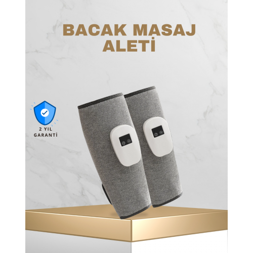 Taşınabilir Şarjlı Baldır Masaj Aleti – 3 Kademeli Isı ve Basınç Ayarı Titreşim Fonksiyonlu