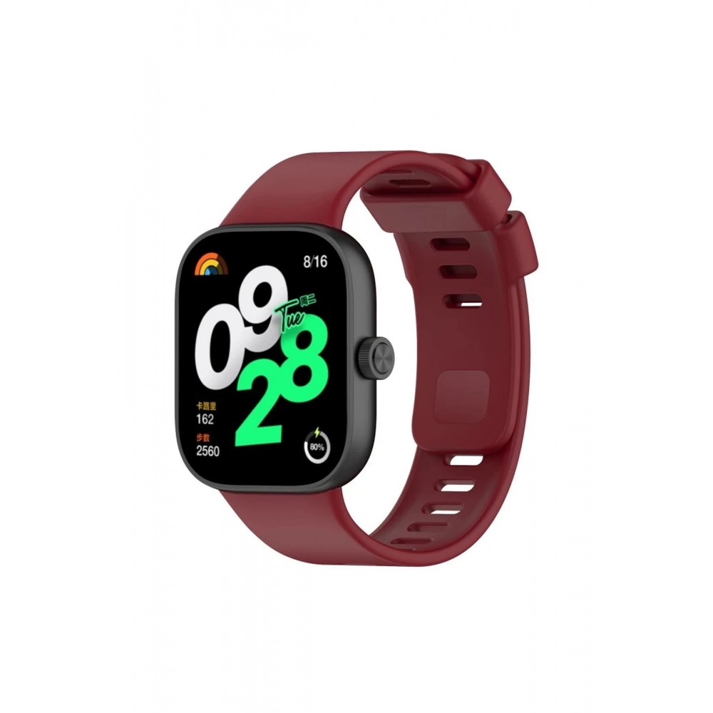 Xiaomi Redmi Watch 4 Klasik Kordon - Bordo-(5796)