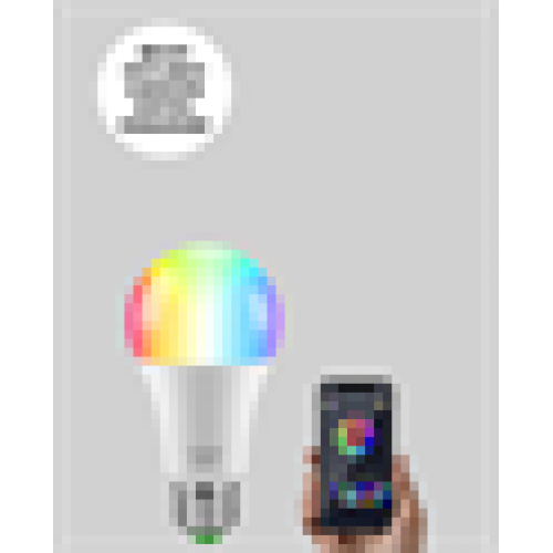 Akıllı 9W RGBW LED Ampul tasaruflu romantik ışıklı